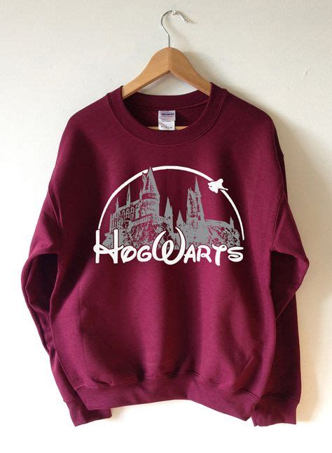 Hogwarts Sweatshirt Harry Potter Sweater High Quality Screen Print