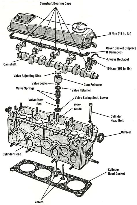 V6 Engine Cylinder Head Diagram