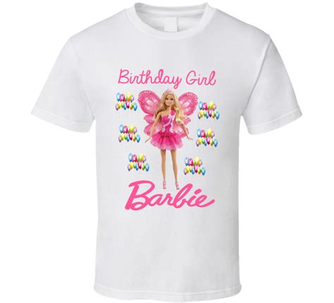 Barbie Birthday Girl T Shirt Barbie In 2019 Birthday Girl T Shirt Barbie Birthday Birthday