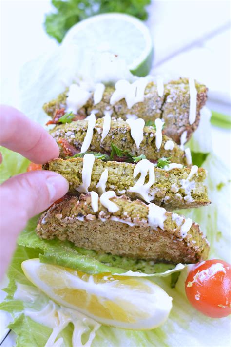 Easy Falafel Recipe With Spinach Vegan Low Carb Sweetashoney
