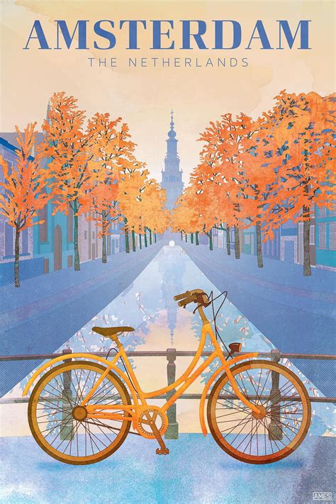 amsterdam travel poster etsy travel posters art deco travel posters vintage travel posters