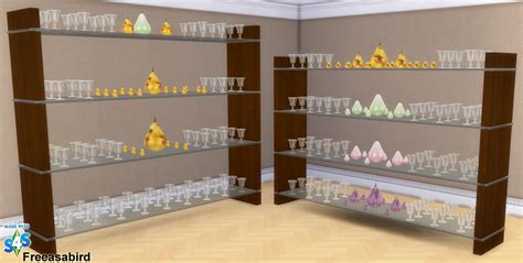 The Shed Sims 4 Studio Glass Shelves Sims 4 Cc Furniture The Sims