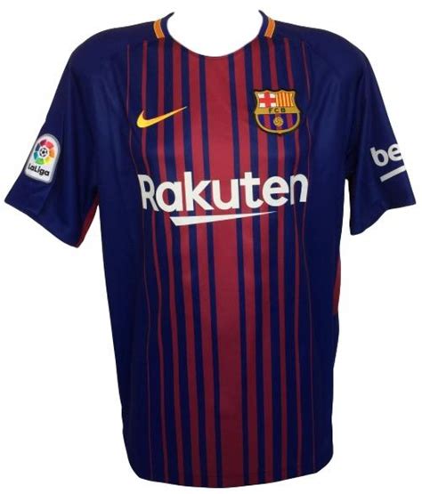 Lionel Messi Signed Nike Barcelona Jersey Inscribed Leo Icons Coa