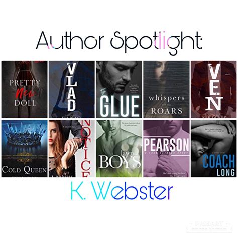 author spotlight k webster in 2020 author spotlight taboo series romance books