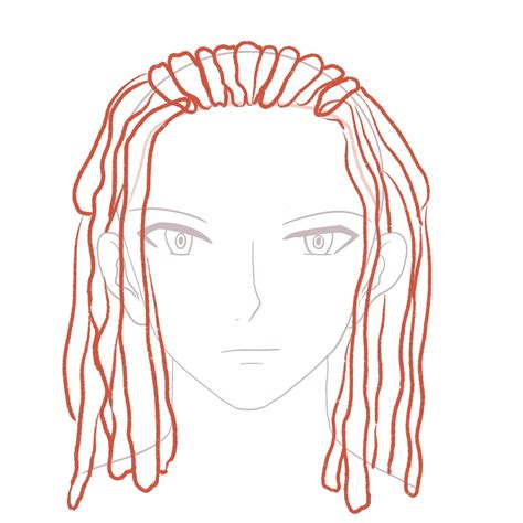 How To Draw Anime Dreads For A Male Easy Tutorial For Beginners