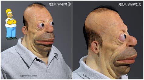 What Would Homer Simpson Look Like In Real Life Simps