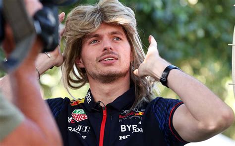 F1 Max Verstappen Se Luce Con Peluca Rubia Previo Al Gp De Australia