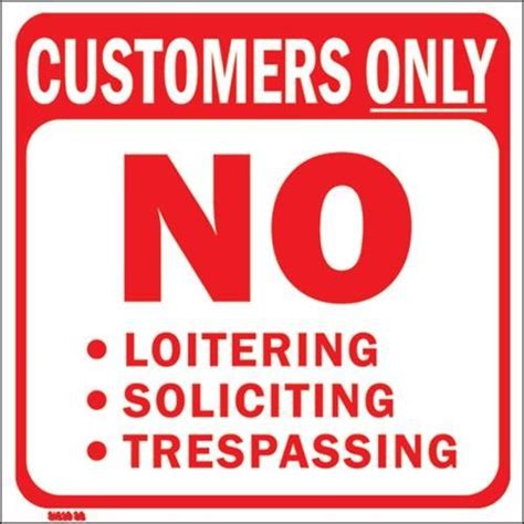 Select from premium no soliciting sign images of the highest quality. Car Wash Bay Sign - No Loitering, Soliciting, Trespassing ...
