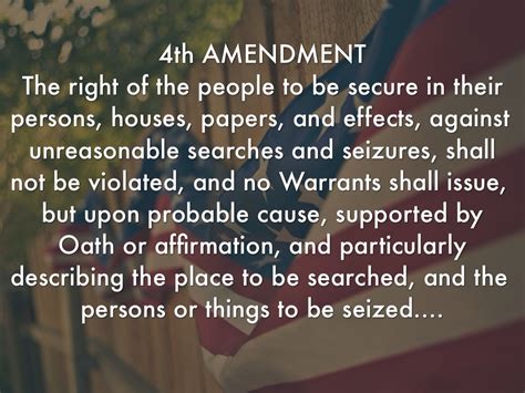 4th Amendment By Xavier Mullins