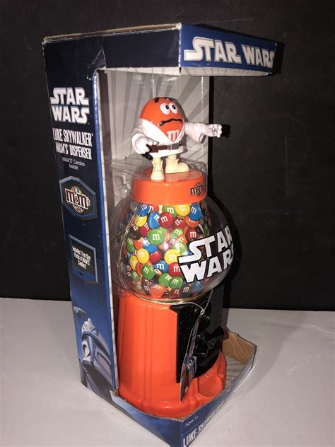 Star Wars Luke Skywalker Mandms Candy Dispenser 2010 New 12 But No