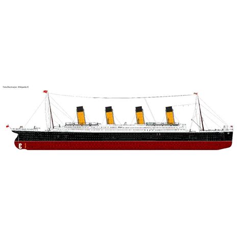 Trumpeter 03719 1200 Titanic W Led Light Set Plastic Model Kit