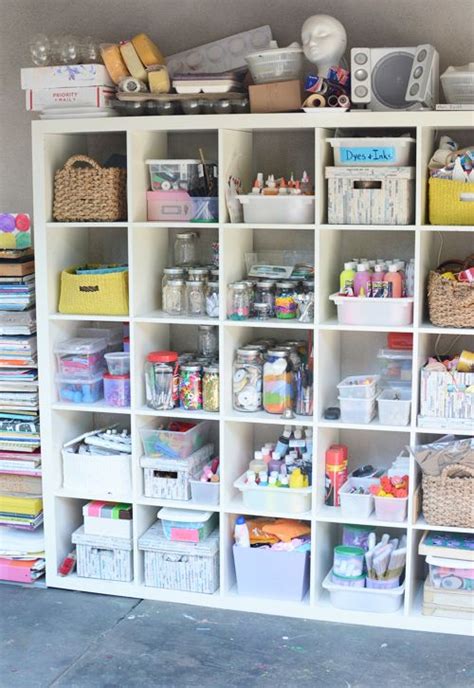 One Crafty Moms Quest To Organize Her Art Supplies Craft Room