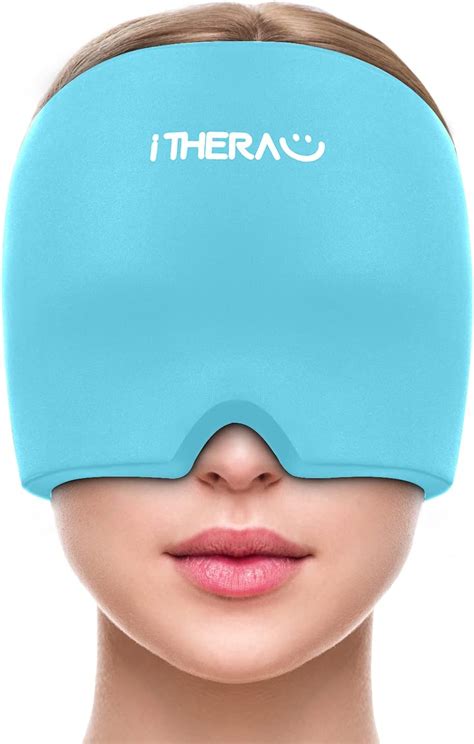 Itherau Migraine Relief Cap Migraine Ice Head Wrap Headache Relief