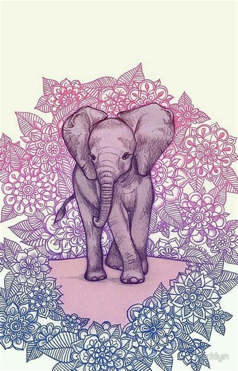 Imagen De Art Elephant And Mandalas Elephant Wallpaper Iphone