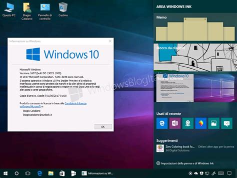 Tour Completo Di Windows 10 Insider Preview Build 15025