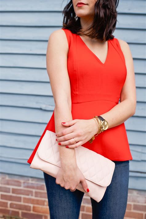Pink And Red Color Block Outfit Idea Color Blocking Outfits Red