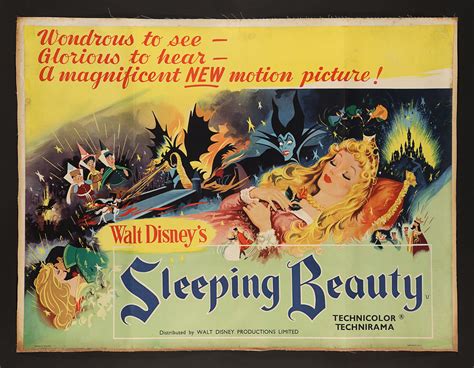 Lot 347 Sleeping Beauty 1959 Uk Quad 1959