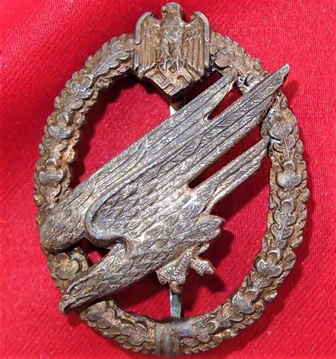 Ww2 German Army Paratroopers Qualification Badge Jb Military Antiques
