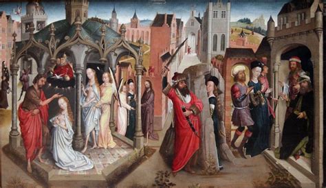 Maitrebarbe1b Master Of The Legend Of Saint Barbara Active In Brussels