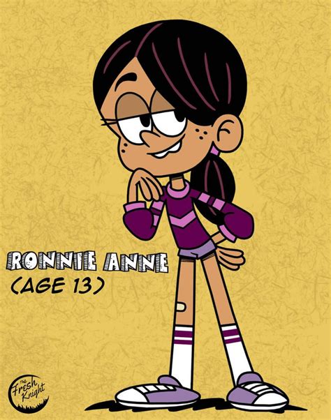 Ronnie Anne Age 13 By Thefreshknight On Deviantart The Loud House