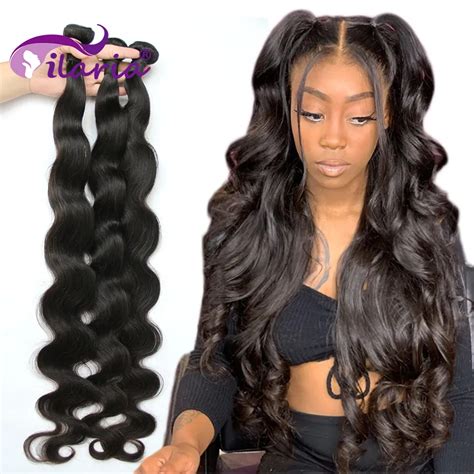 Body Wave Brazilian Hair Weave Bundles 100 Human Hair Bundles 3 4 Pcs