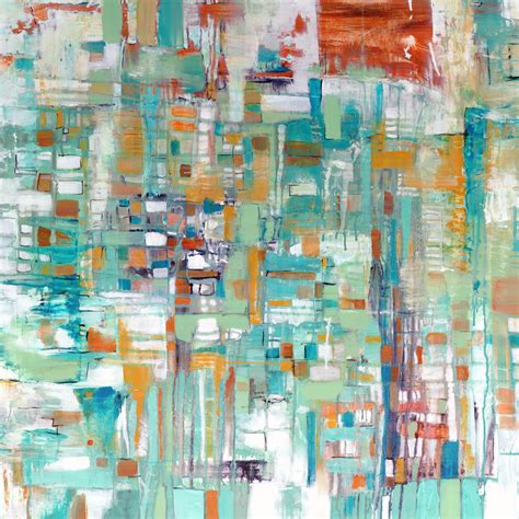 Abstract painting, hotel art, gallery art, large abstract painting ...