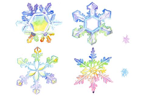 Colorful Snowflakes Wallpapers High Quality Download Free