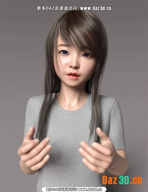 Xiao Yun And Expressions For Genesis 8 Female 小云和创世记8女性的表情daz模型网