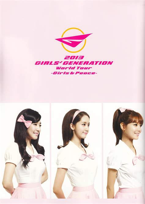 Snsd 2013 Girls Generation World Tour Girls And Peace Brochure Hot Sexy Beauty Club