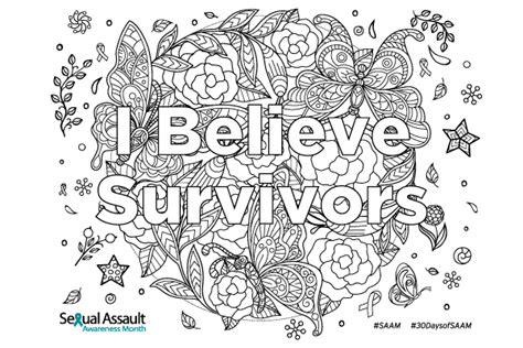 Domestic Violence Awareness Coloring Pages