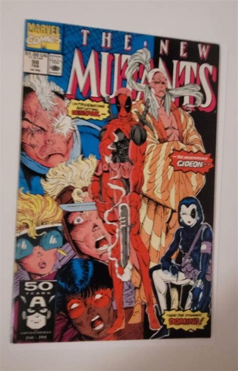 Marvel New Mutants 98 Comic 1st Appearance Deadpool Ebay