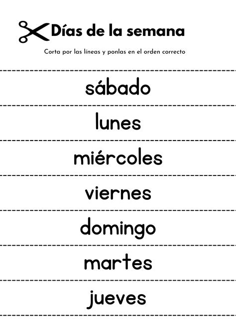 The Spanish Days Of The Week Free PDF Spanish With Tati