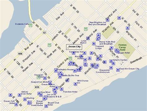 Ocean City New Jersey Map Map