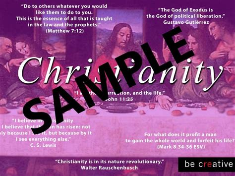 Christianity Poster Teaching Resources