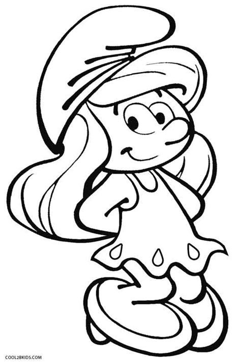 Effortfulg Smurf Coloring Pages