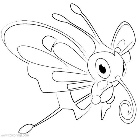 Beautifly Pokemon Coloring Pages Coloring Pages