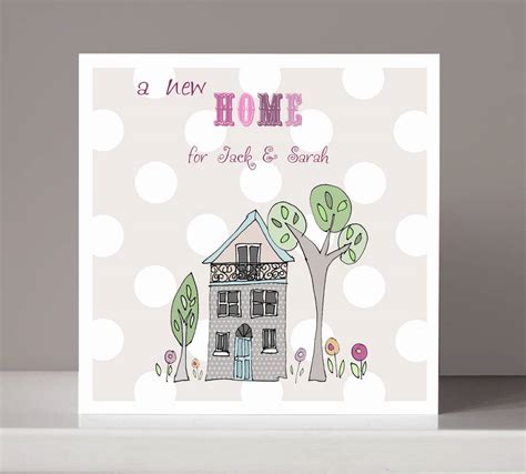 Choose from standard or what you include in a card will depend on the occasion. personalised new home card by molly moo designs ...