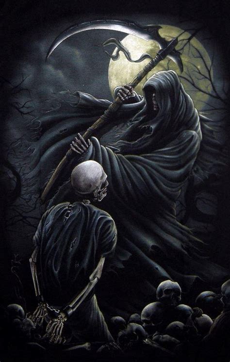 Grim Reaper Dibujos De La Parca Imagenes De Santa Muerte Santa Muerte