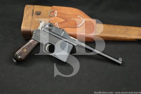 Mauser Model 1930 M30 C96 Broomhandle 763x25mm Semi Automatic Pistol