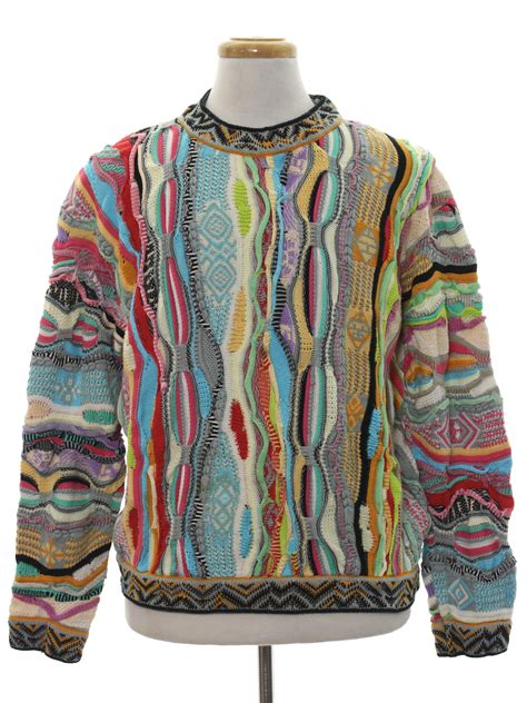 Retro 1980s Sweater Late 80s Or Early 90s Coogi Mens Rare Authentic