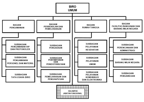 Struktur Organisasi Biro Administrasi Akademik Dan Kemahasiswaan Gambaran