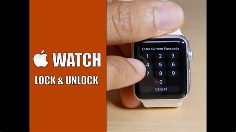 How To Lock And Unlock Your Apple Watch Youtube