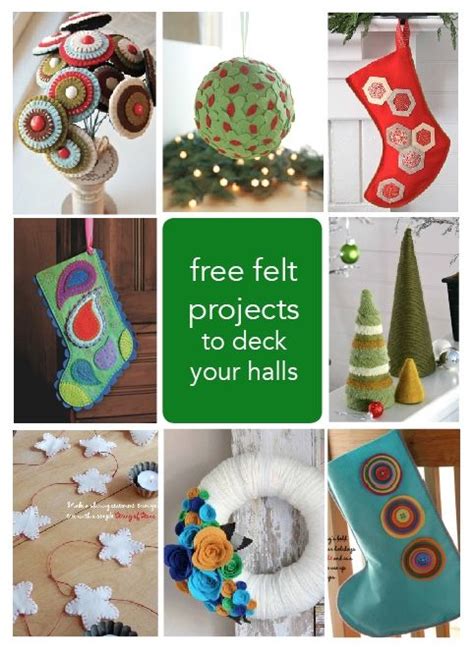 Add Some Festive Felt To Your Holiday Decor With These Easy Free Felt