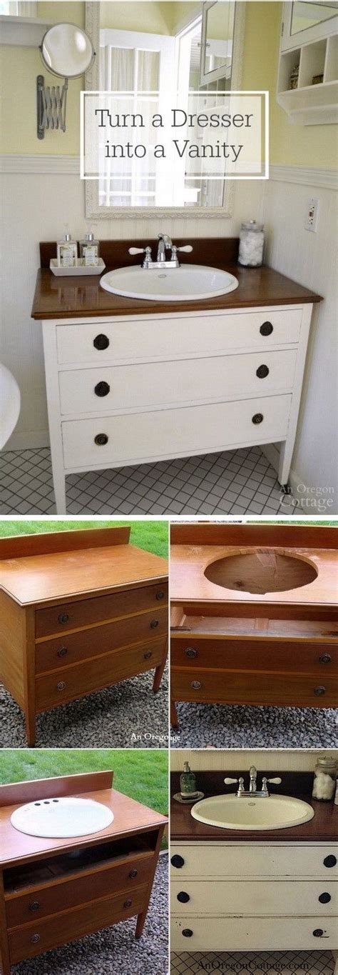Dream bathrooms start with lowe's. DIY Ideas Of Reusing Old Furniture 17 | Diy bathroom ...
