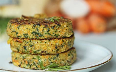 Galettes végétales quinoa légumes façon steak