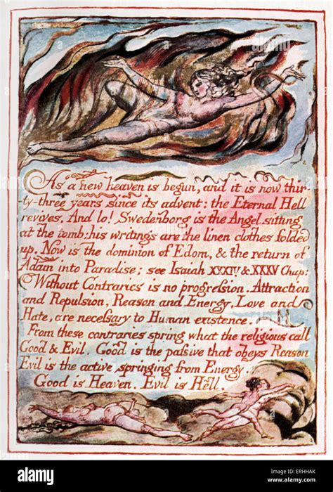 William Blake S The Marriage Of Heaven And Hell A Page From The