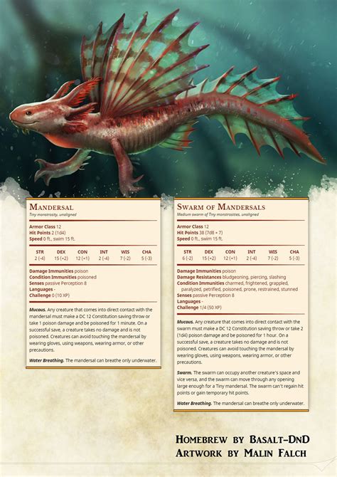 Dandd Image By Megan Batton Dnd Monsters Dungeons And Dragons Homebrew