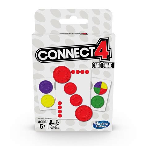 Connect 4 Card Game Official Rules And Instructions Hasbro
