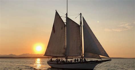 Seattle Tall Sailboat Sunset Harbor Cruise Getyourguide