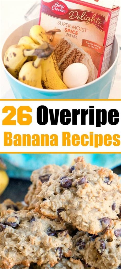 27 Overripe Banana Recipes Using A Lot Of Bananas